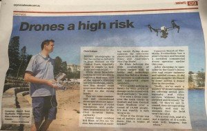 Sky Media Productions Page 9 Central Coast Express Advocate Newspaper Article Drones UAV Safety